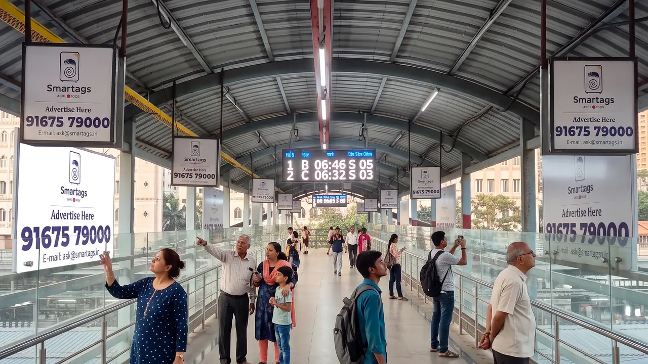 Charni Road Skywalk Branding at Charni Road, Mumbai